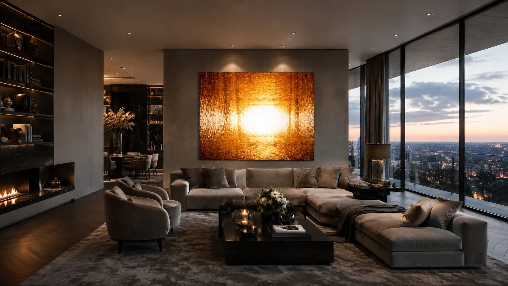 Reininga Art Golden Portal Penthouse pano