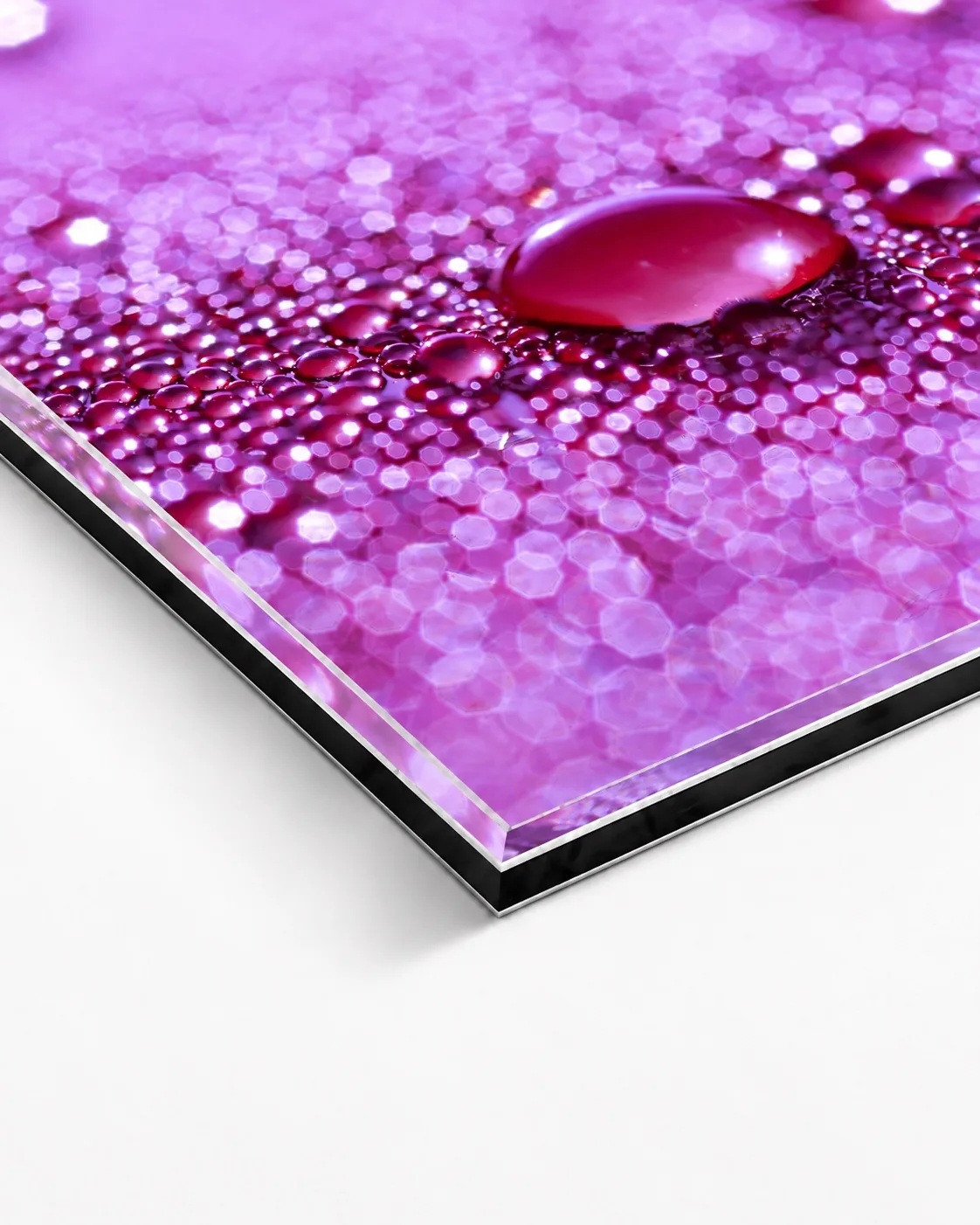 One Small Gravity, corner of the acrylic print