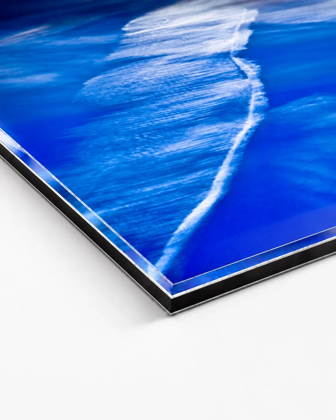 Silent Current, corner of the acrylic print